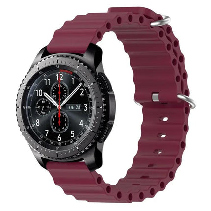 22mm Silicone Strap For Samsung Gear S3 Classic Frontier
