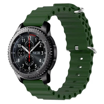 22mm Silicone Strap For Samsung Gear S3 Classic Frontier