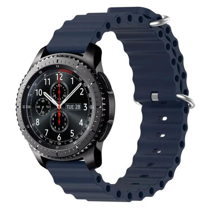 22mm Silicone Strap For Samsung Gear S3 Classic Frontier