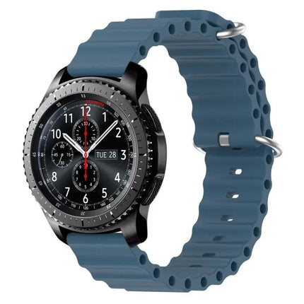 22mm Silicone Strap For Samsung Gear S3 Classic Frontier