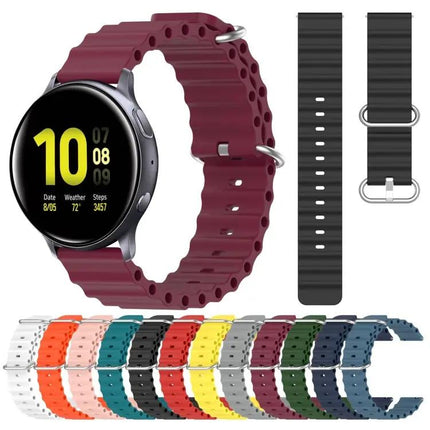 20mm Silicone Watch Band For Samsung Galaxy Watch Active 2