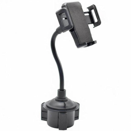 X032 Car Cup Phone Holder Mount No Shake For Easy Access - black adjustable 360° rotatable cup holder phone mount for car