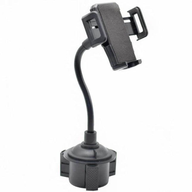 X032 Car Cup Phone Holder Mount No Shake For Easy Access - black adjustable 360° rotatable cup holder phone mount for car