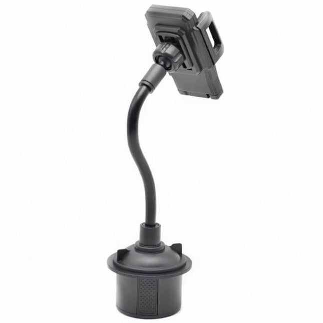 X032 Car Cup Phone Holder Mount No Shake For Easy Access - black adjustable 360° rotatable cup holder phone mount with extendable base