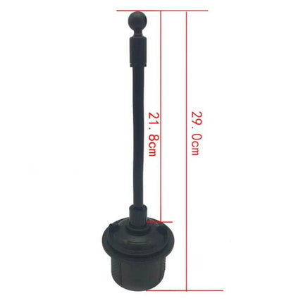 X032 Car Cup Phone Holder Mount No Shake For Easy Access - black adjustable 29cm cup base with 21.8cm neck and ball head for 360° rotation