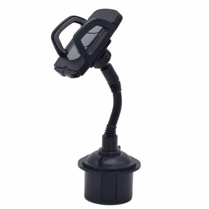 Adjustable Car Cup Holder Mount With 360 Degree Rotation holding smartphone in vehicle cup holder with 360° swivel for hands-free navigation