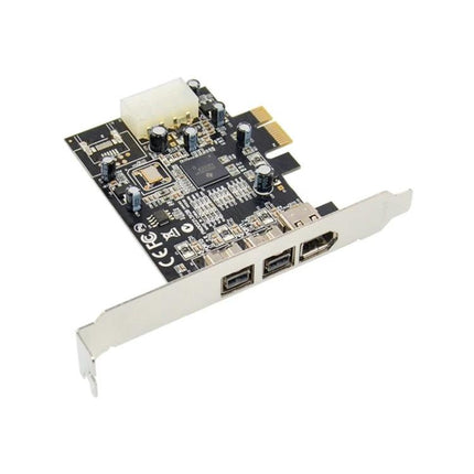 ST23 PCI Express Card for Firewire Device Connections with Three Ports - PCIe FireWire card with two 1394b and one 1394a ports for external drives and camcorders