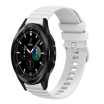 20mm Silicone Wavy Dotted Watch Band for Samsung Galaxy
