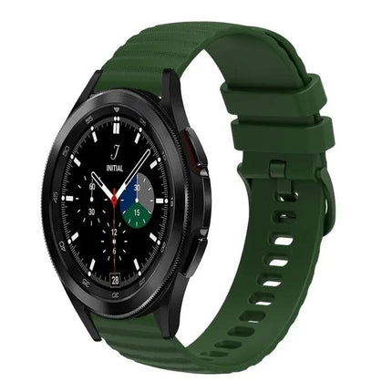 20mm Silicone Wavy Dotted Watch Band for Samsung Galaxy