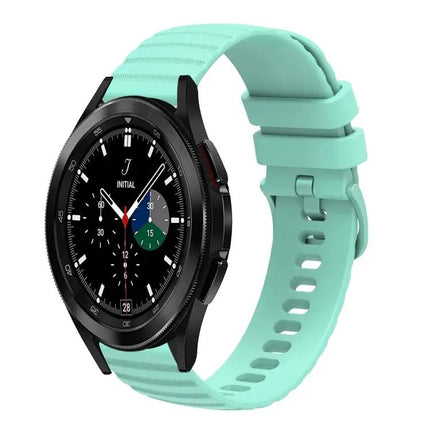 20mm Silicone Wavy Dotted Watch Band for Samsung Galaxy