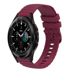 For Samsung Galaxy Watch4 Classic 42mm/46mm / Wine Red