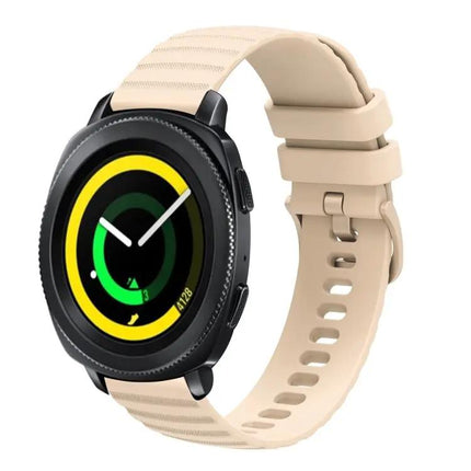 20mm Silicone Wavy Dotted Watch Band for Samsung Galaxy