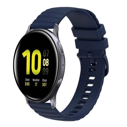 20mm Wavy Dot Silicone Band For Galaxy Watch Active2 40/44mm