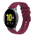 For Samsung Galaxy Watch Active2 40mm/44mm / Wine Red