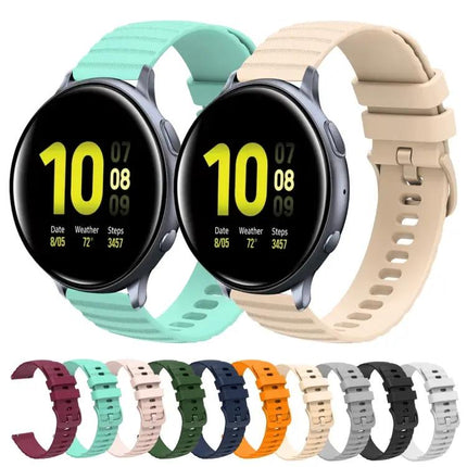 20mm Wavy Dot Silicone Band For Galaxy Watch Active2 40/44mm