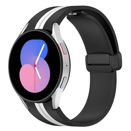 Silicone Magnetic Clasp Band For Galaxy Watch 5 40/44mm