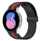 For Samsung Galaxy Watch 5 44mm / Black+Red