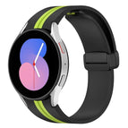 For Samsung Galaxy Watch 5 44mm / Black+Lime Green