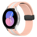 For Samsung Galaxy Watch 5 40mm / Pink+White