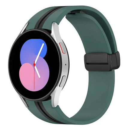 Silicone Magnetic Clasp Band For Galaxy Watch 5 40/44mm