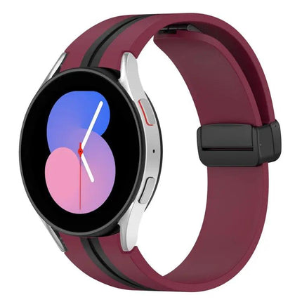 Silicone Magnetic Clasp Band For Galaxy Watch 5 40/44mm