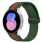 For Samsung Galaxy Watch 5 40mm / Amy Green+Red