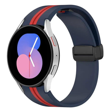 Silicone Magnetic Clasp Band For Galaxy Watch 5 40/44mm