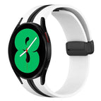 For Samsung Galaxy Watch 4 44mm / White+Black