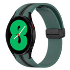 For Samsung Galaxy Watch 4 44mm / Olive Green+Black