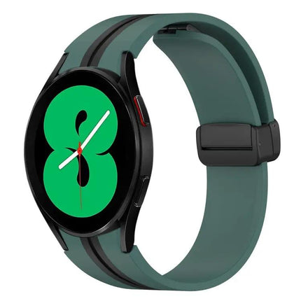 Silicone Magnetic Clasp Watch Band Galaxy Watch 4 40/44mm