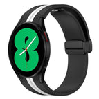 For Samsung Galaxy Watch 4 44mm / Black+White