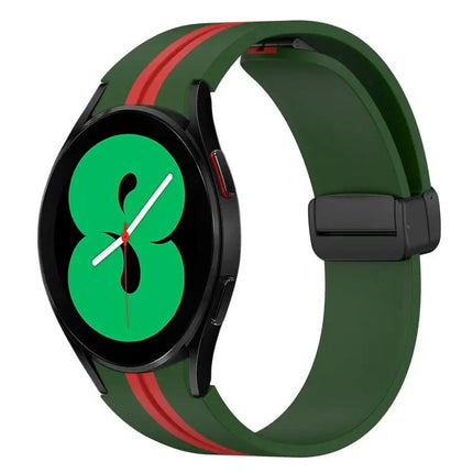 Silicone Magnetic Clasp Watch Band Galaxy Watch 4 40/44mm
