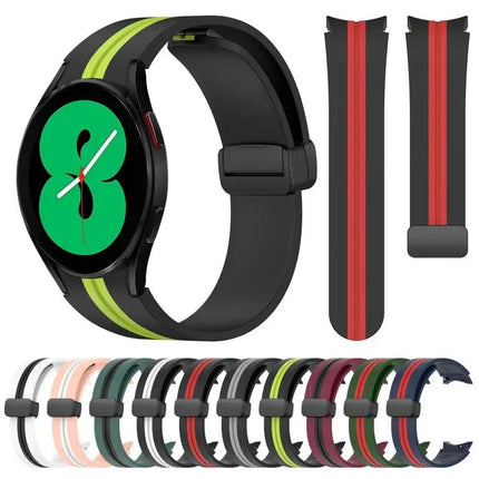 Silicone Magnetic Clasp Watch Band Galaxy Watch 4 40/44mm