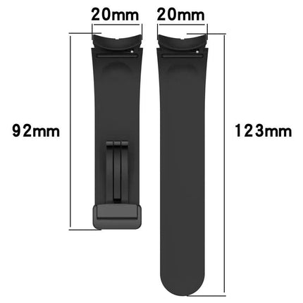 Silicone Magnetic Clasp Watch Band Galaxy Watch 4 40/44mm