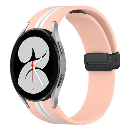 Silicone Magnetic Clasp Watch Band Galaxy Watch 4 40/44mm