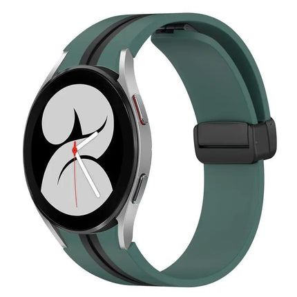 Silicone Magnetic Clasp Watch Band Galaxy Watch 4 40/44mm