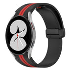 For Samsung Galaxy Watch 4 40mm / Black+Red