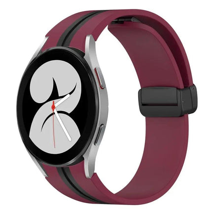 Silicone Magnetic Clasp Watch Band Galaxy Watch 4 40/44mm