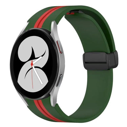 Silicone Magnetic Clasp Watch Band Galaxy Watch 4 40/44mm