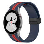 For Samsung Galaxy Watch 4 40mm / Midnight Blue+Red