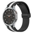 For Samsung Galaxy Watch 4 Classic 46mm / Black+White