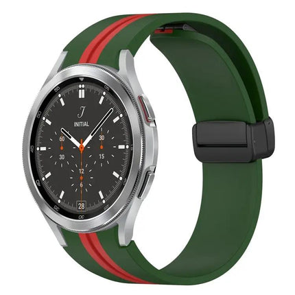 Silicone Folding Magnetic Clasp Band Galaxy Watch 42/46mm