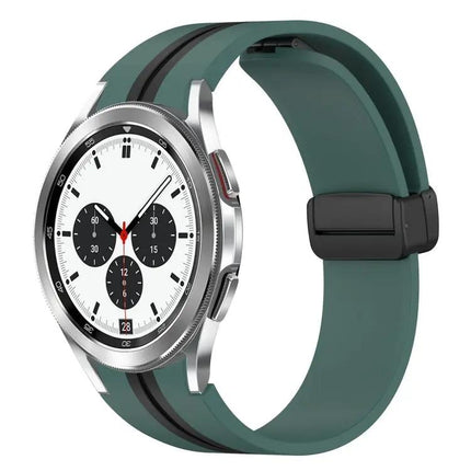Silicone Folding Magnetic Clasp Band Galaxy Watch 42/46mm