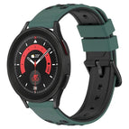 For Samsung Galaxy Watch5 Pro 45mm / Olive Green+Black