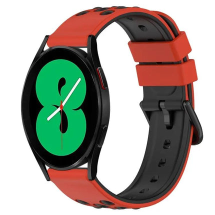 Galaxy Watch5 Pro 45/Watch4 44 20mm Two-Tone Silicone Band