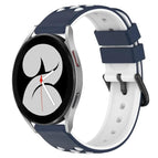 For Samsung Galaxy Watch4 40mm / Midnight Blue + White