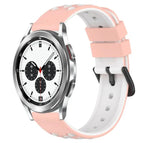 For Samsung  Galaxy Watch4 Classic 42mm / Pink+White