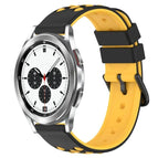 For Samsung  Galaxy Watch4 Classic 42mm / Black+Yellow