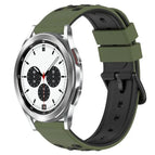 For Samsung  Galaxy Watch4 Classic 42mm / Army Green + Black