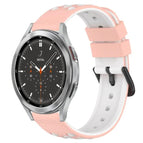 For Samsung  Galaxy Watch4 Classic 46mm / Pink+White